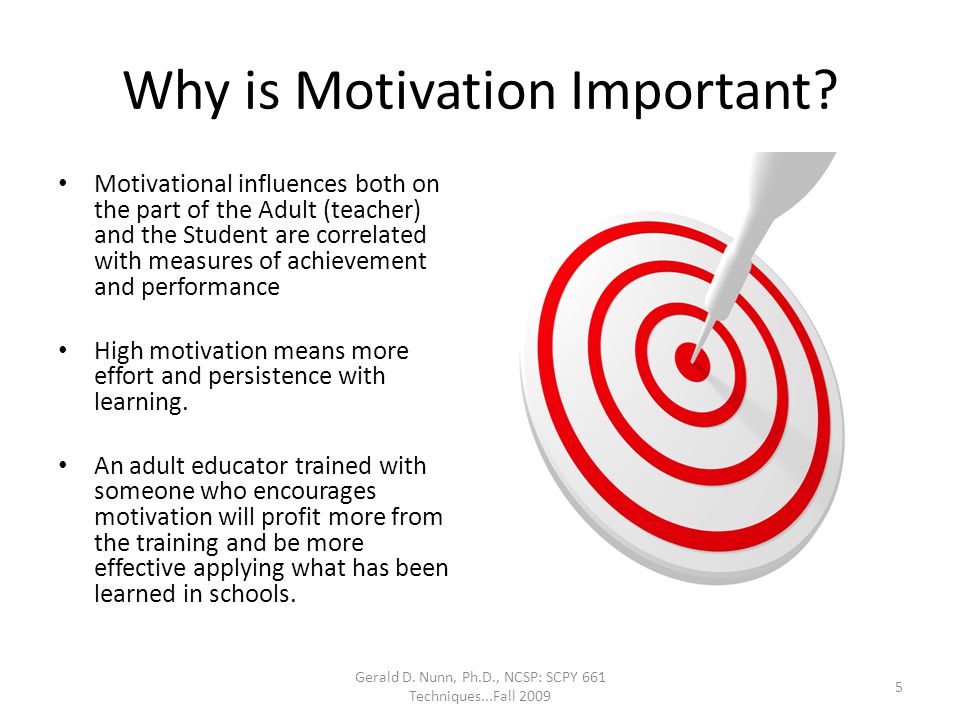 Motivation and learning style